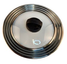Tampa universal de vidro temperado e aço inoxidável com alça de botão de ventilação comprar usado  Enviando para Brazil