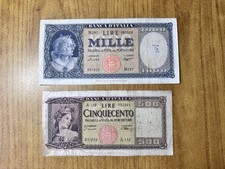 Lotto banconote lire usato  Beinasco