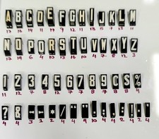 Vintage 1,5" Unitype Letras Números Símbolos Pontuação Grande Conjunto  comprar usado Vintage 1,5" Unitype Letras Números Símbolos Pontuação Grande Conjunto  comprar usado  Enviando para Brazil
