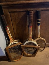Antique tennis rackets for sale  EVESHAM