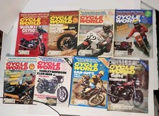Cycle World Magazine Lot  of 8 Magazines 1977 comprar usado  Enviando para Brazil