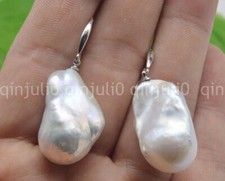 Brincos de pérola barroca REAL ENORME MAR DO SUL BRANCO PÉROLA BARROCA Brinco comprar usado Brincos de pérola barroca REAL ENORME MAR DO SUL BRANCO PÉROLA BARROCA Brinco comprar usado  Enviando para Brazil