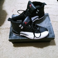 Usado, Tênis Nike Air Jordan 12 retrô preto branco EUA 8.5 comprar usado  Enviando para Brazil
