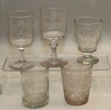 Antikes glas schliff gebraucht kaufen  Stuttgart