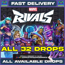 Marvel Rivals TWITCH DROPS - TODOS DISPONÍVEIS - 32 ITENS - FAST SKIN - TODAS AS GOTAS comprar usado  Enviando para Brazil