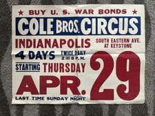 Rare 1943 circus for sale  Rogers