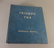 Manual de oficina/manual de reparo Triumph TR4 & TR4A de 1962 | Alemão, usado comprar usado  Enviando para Brazil