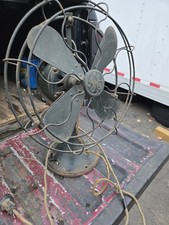 Anti. Ventilador de mesa oscilante 1920 General Electric GE tipo AOU lâmina  comprar usado  Enviando para Brazil
