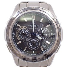 Usado Casio Oceanus Manta relógio masculino rádio solar titânio mostrador preto Ocw-S1200-1 comprar usado  Enviando para Brazil
