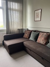 Ikea friheten brown for sale  STOCKPORT