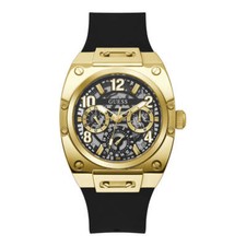 Relógio de pulso masculino GUESS PRODIGY GW0569G2 multifuncional silicone preto dourado comprar usado  Enviando para Brazil