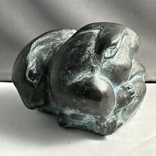Bronze Coelhos Duplos Aconchegantes  comprar usado  Enviando para Brazil