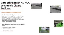 Vitra schreibtisch hoc gebraucht kaufen  Leichlingen (Rheinland)