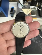 Relógio masculino vintage folheado a ouro 14kt Longines automático mostrador comprar usado  Enviando para Brazil