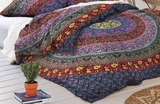 Usado, Conjunto de roupa de cama edredom boêmio indiano mandala capa de edredom boho queen colcha comprar usado  Enviando para Brazil