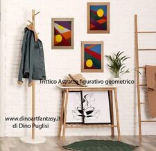 Trittico dipinti mano usato  Ragalna