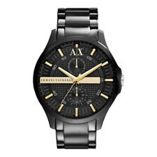 Usado, NOVO RELÓGIO DE QUARTZO MASCULINO EMPORIO ARMANI EXCHANGE HAMPTON AX2121 PRETO/DOURADO SEM CAIXA comprar usado  Enviando para Brazil