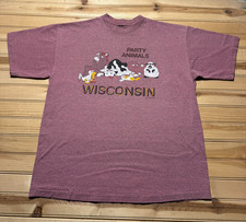 Usado, Camisa lembrança engraçada vintage anos 80 anos 90 festa animais desenhos animados Wisconsin tamanho grande comprar usado Usado, Camisa lembrança engraçada vintage anos 80 anos 90 festa animais desenhos animados Wisconsin tamanho grande comprar usado  Enviando para Brazil