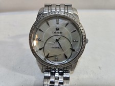 Usado, Relógio masculino Croton diamantes aço inoxidável mostrador madrepérola CR307935 comprar usado  Enviando para Brazil