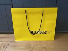 Selfridges large yellow for sale  BRENTFORD