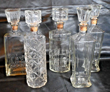 Liquor decanters clear for sale  Montrose