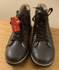 Rieker navy leather for sale  NEWTON-LE-WILLOWS