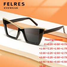 Óculos de sol feminino fotocromático olhos de gato óculos presbiopicos sombra premium leitores comprar usado  Enviando para Brazil