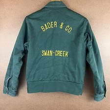 Chaqueta de Trabajo De Colección Años 50 Protexall Algodón Peinado Cramerton Ejército Tela Puntada de Cadena S segunda mano  Embacar hacia Mexico