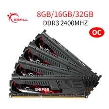 LOTE AB de memória para jogos G.Skill 32GB 16GB 8GB DDR3 OC 2400MHz PC3-19200U desktop PC comprar usado  Enviando para Brazil