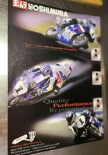 Yoshimura Exhaust Systems Ad - 3 Time AMA Superbike Champions Ad#41114 comprar usado  Enviando para Brazil