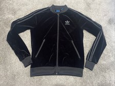 Adidas black velour for sale  NEWMARKET