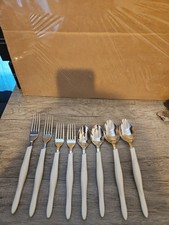 8 peças Cabo de pérola branca de aço inoxidável CUTCO comprar usado  Enviando para Brazil