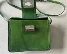 Italian green leather for sale  EGHAM