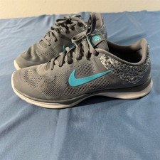 Tênis de treinamento Nike feminino na temporada TR 5 cinza/aqua tamanho 8 comprar usado  Enviando para Brazil