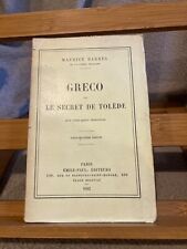 Maurice barrès greco d'occasion  Rennes