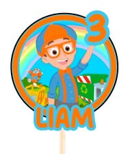 Blippi cake topper for sale  SALFORD