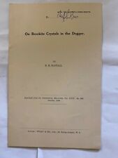 Brookite crystals dogger for sale  WIMBORNE