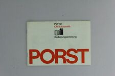 Porst automatic anleitung gebraucht kaufen  Berlin