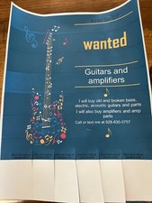 Wanted flyer for sale  Sonoita