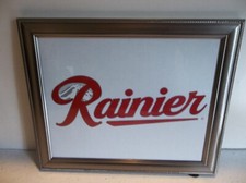 Placa logotipo cerveja Rainier quadro 11 1/4 "X 9 1/4" bronze metal comprar usado  Enviando para Brazil