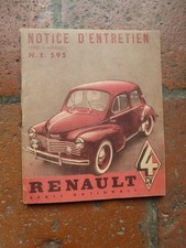 notice d entretien 4cv d'occasion notice d entretien 4cv d'occasion Caen