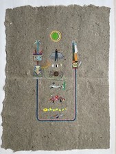 Peinture aborigène amérique d'occasion  Yffiniac