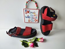 Sandálias de couro Dr Martens slip on vermelho Voss glitter UK7 EUA 9 EU 41 comprar usado  Enviando para Brazil