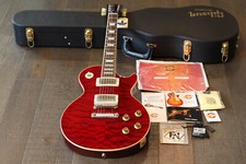 2004 Gibson Custom Shop Classe 5 Les Paul Standard Cranberry Burst Colcha + OHSC comprar usado  Enviando para Brazil