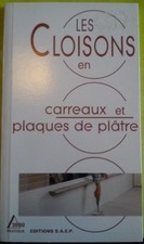 Cloisons carreaux plâtre d'occasion  France
