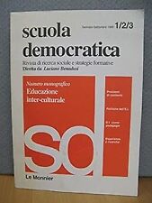 Scuola democratica. rivista usato  Italia