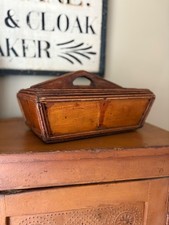 Usado, Faca de madeira primitiva antiga caixa de talheres bandeja caddy, pátina antiga - Exclusivo! AAFA comprar usado  Enviando para Brazil
