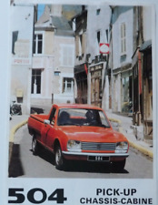 Brochure peugeot 504 d'occasion  France