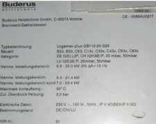Buderus steuergeräte brennwer gebraucht kaufen  Meerbusch-Strümp,-Osterath