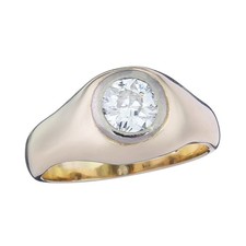 Solitär ring altschliff gebraucht kaufen  Münster